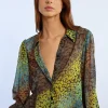 Chemise imprimée en transparence