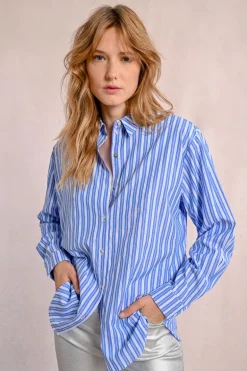 Chemise oversize à rayures