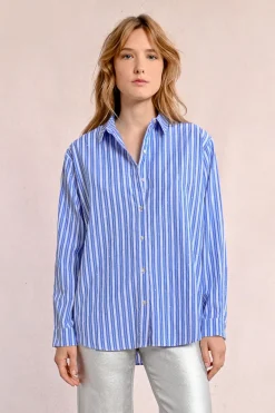 Chemise oversize à rayures