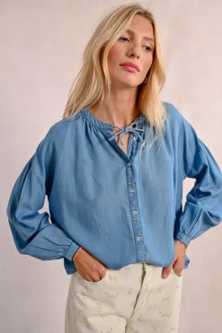 Chemisier ample en Tencel