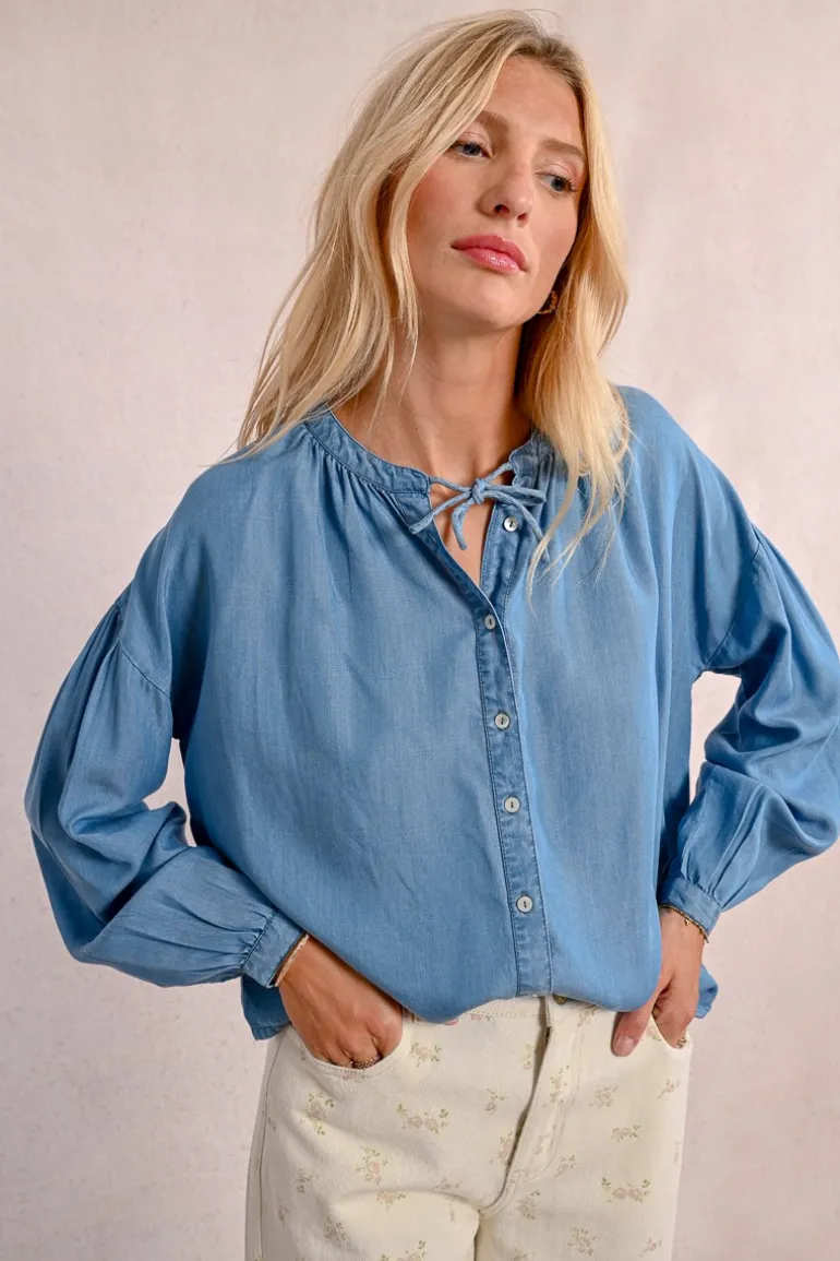 Chemisier ample en Tencel