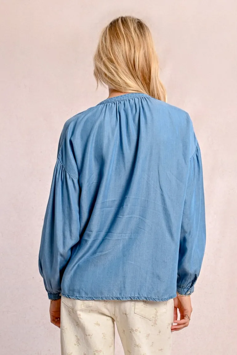 Chemisier ample en Tencel