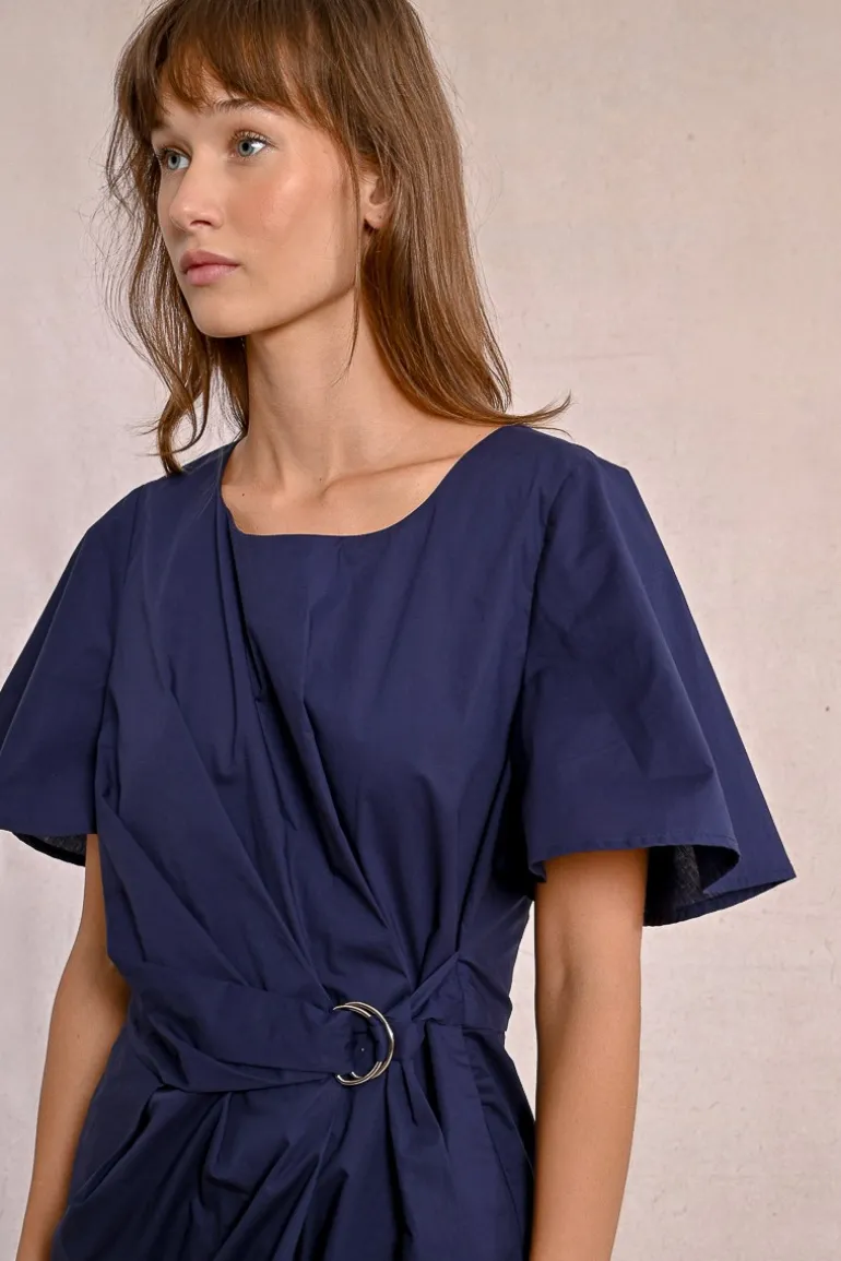 Combinaison short nouable à la taille