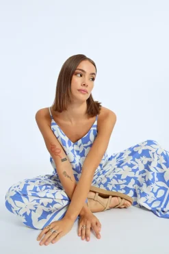 Combinaison-pantalon à bretelles