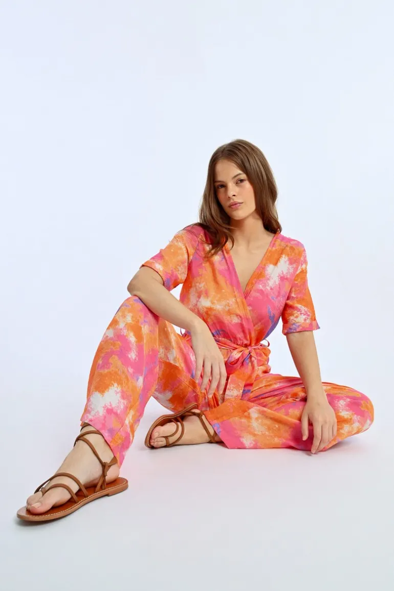 Combi-pantalon coloré