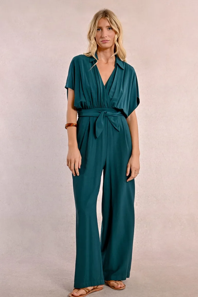 Combi-pantalon large