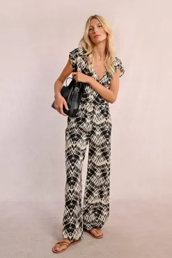 Combi-pantalon large