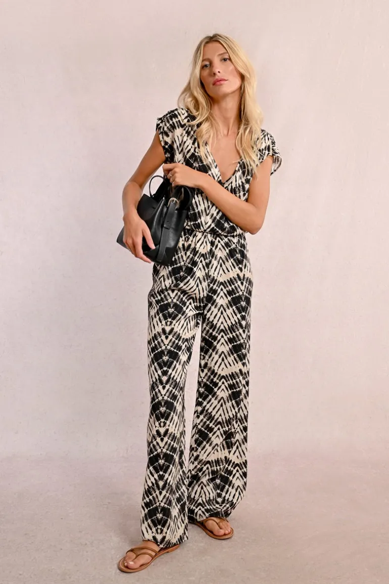 Combi-pantalon large