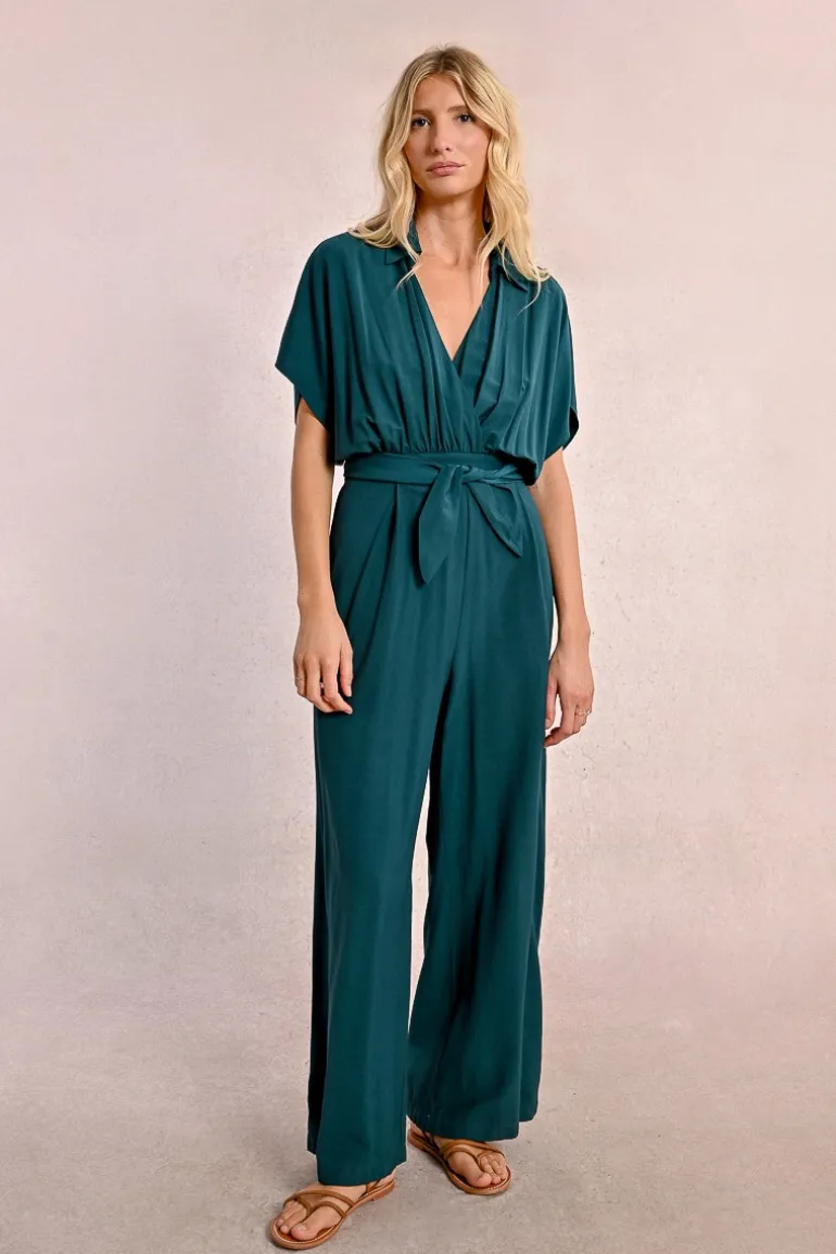 Combi-pantalon large