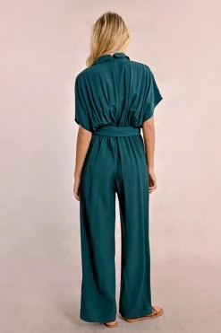 Combi-pantalon large