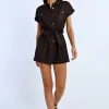 Combishort boutonné
