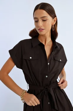 Combishort boutonné