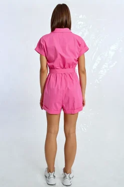Combishort boutonné