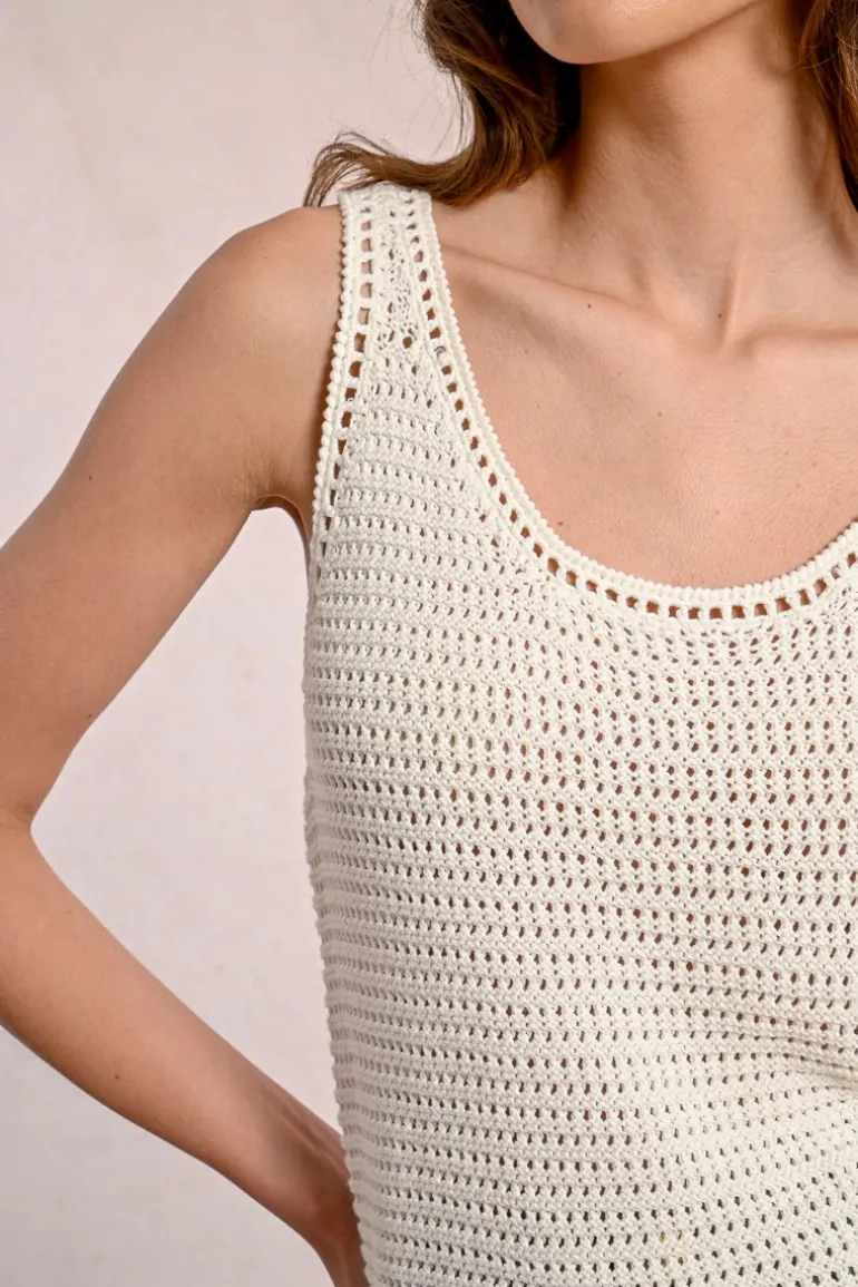 Débardeur en crochet