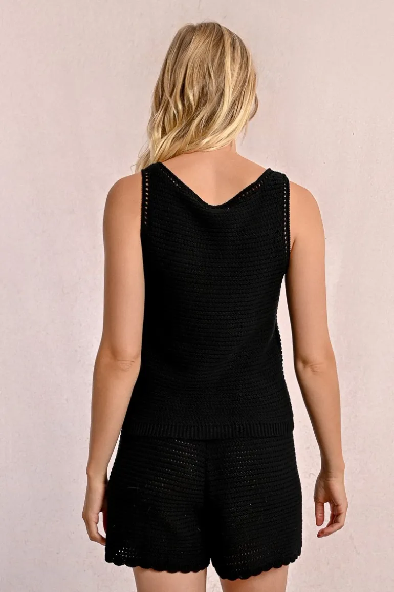 Débardeur en crochet