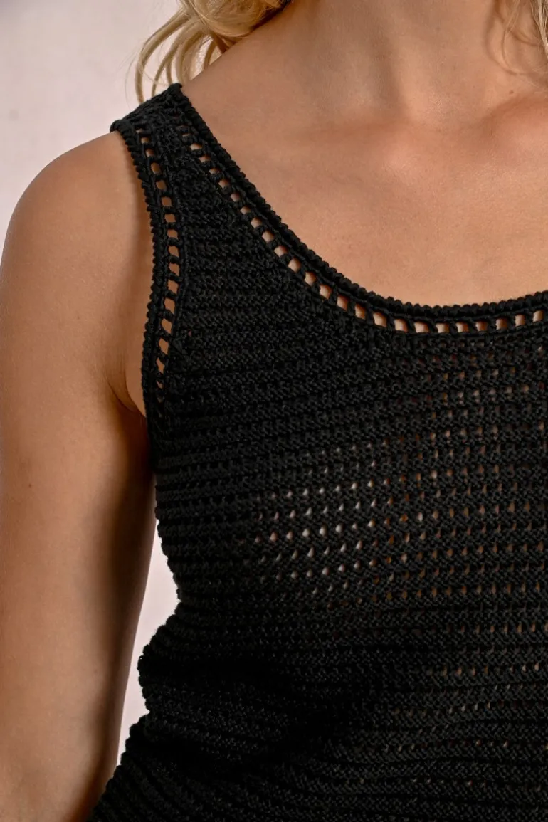Débardeur en crochet