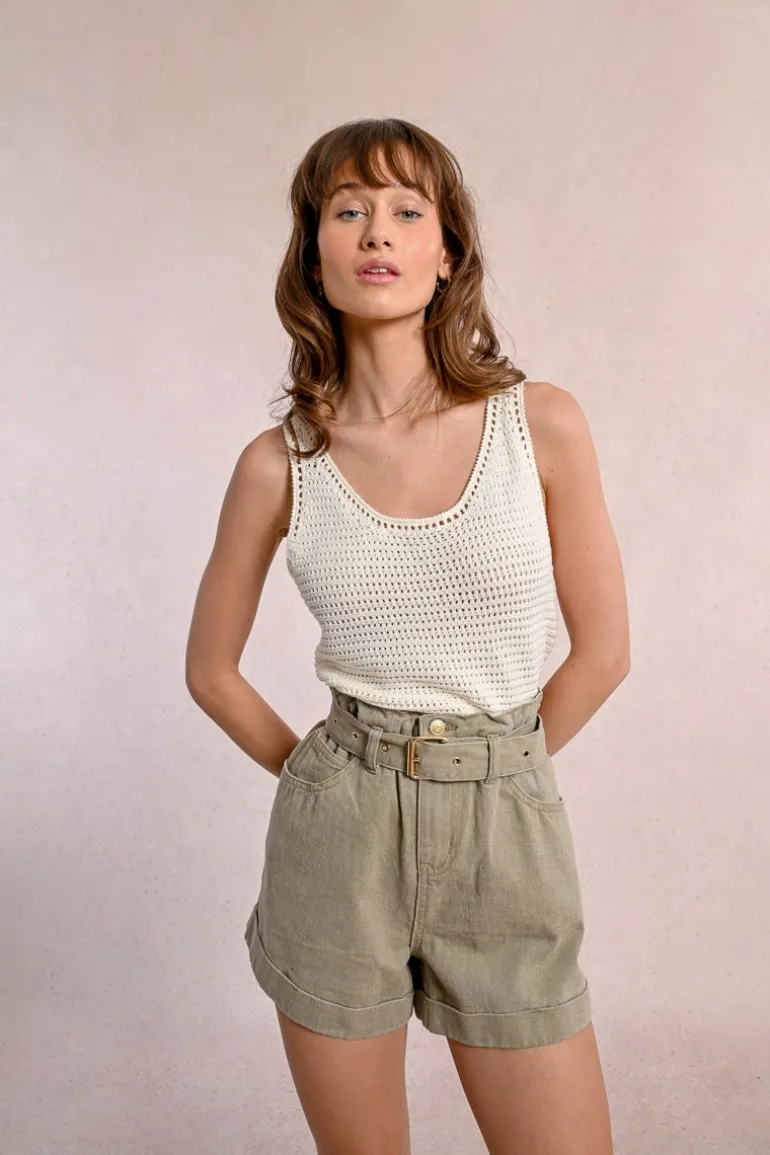 Débardeur en crochet