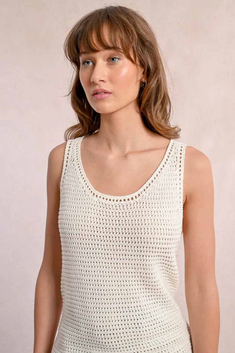 Débardeur en crochet