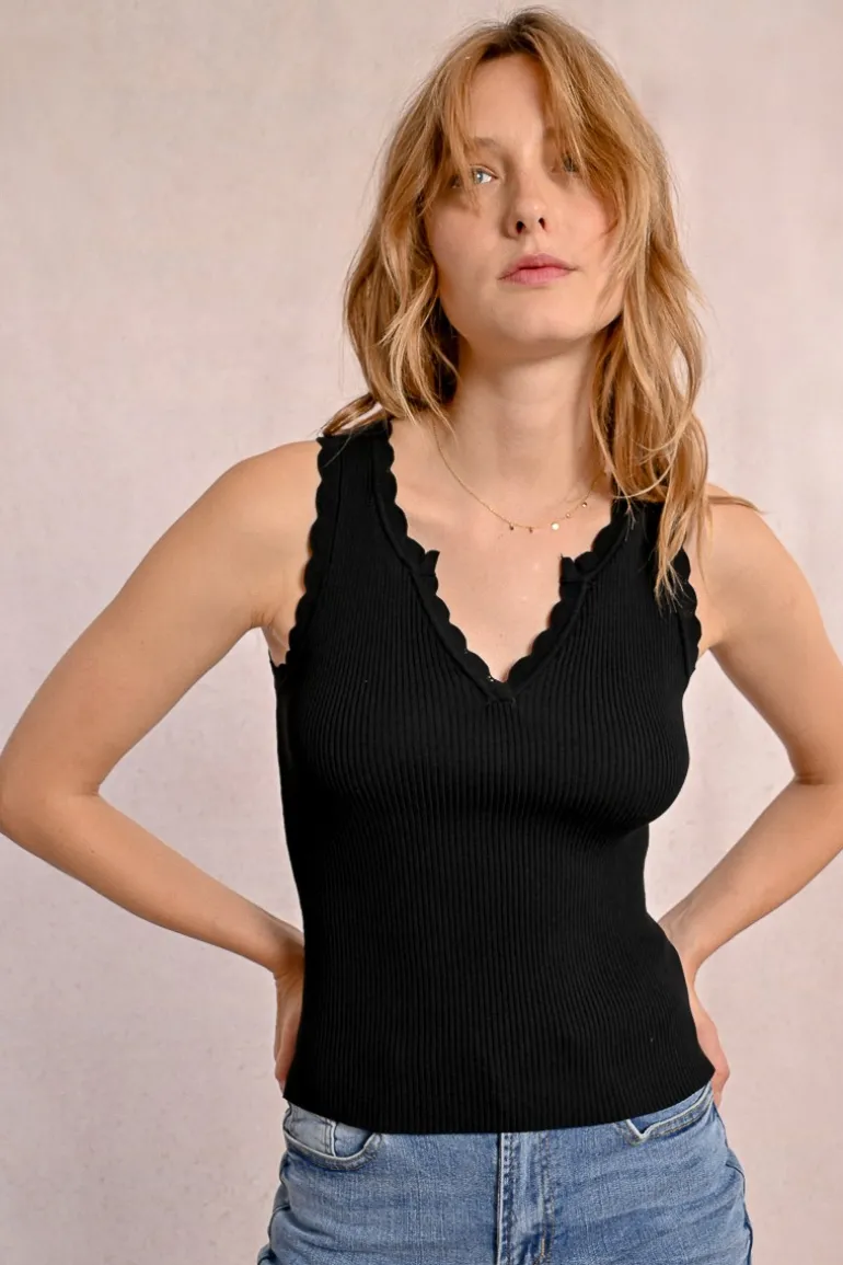 Débardeur en maille
