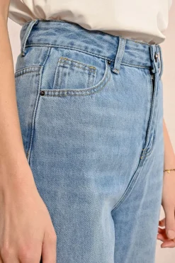 Denim droit