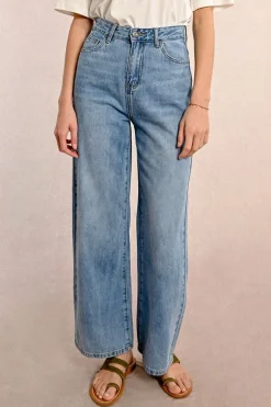 Denim droit