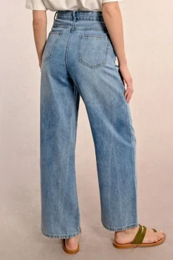 Denim droit
