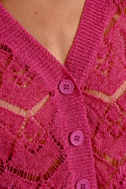 Gilet court en maille