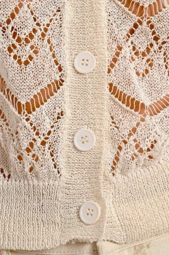 Gilet court en maille