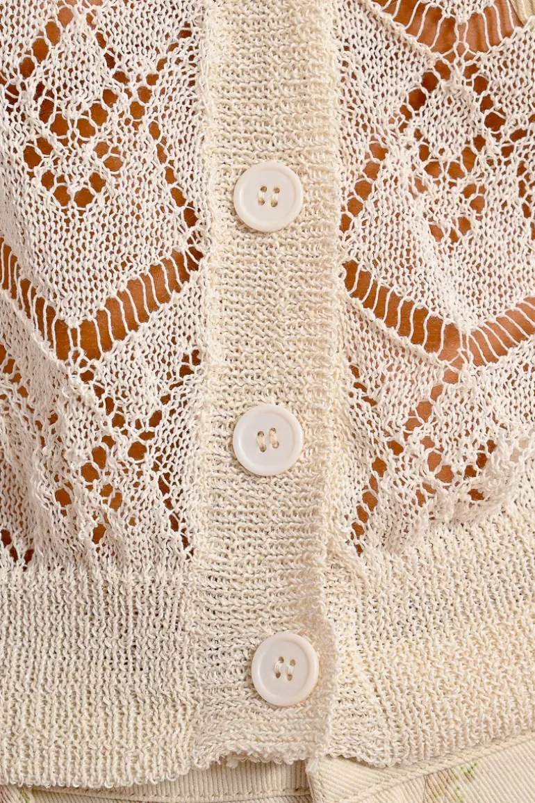 Gilet court en maille