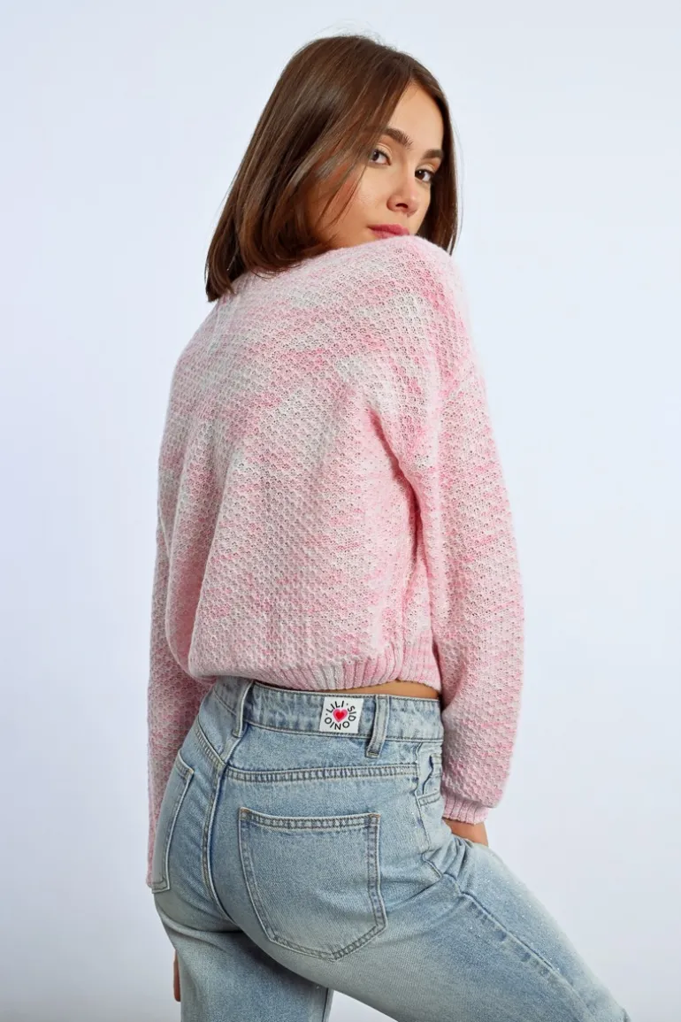 Gilet crop en maille