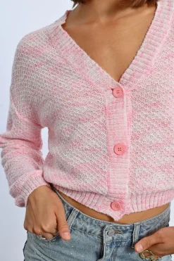 Gilet crop en maille