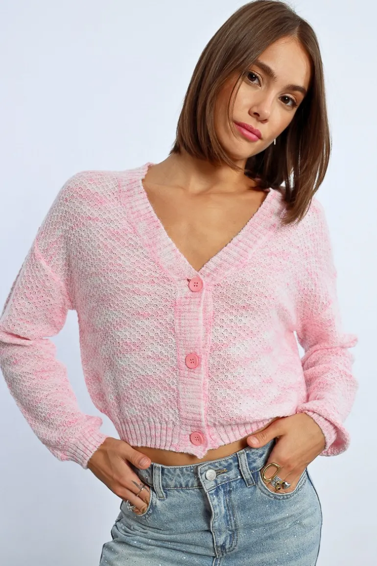 Gilet crop en maille