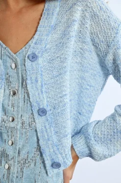 Gilet crop en maille