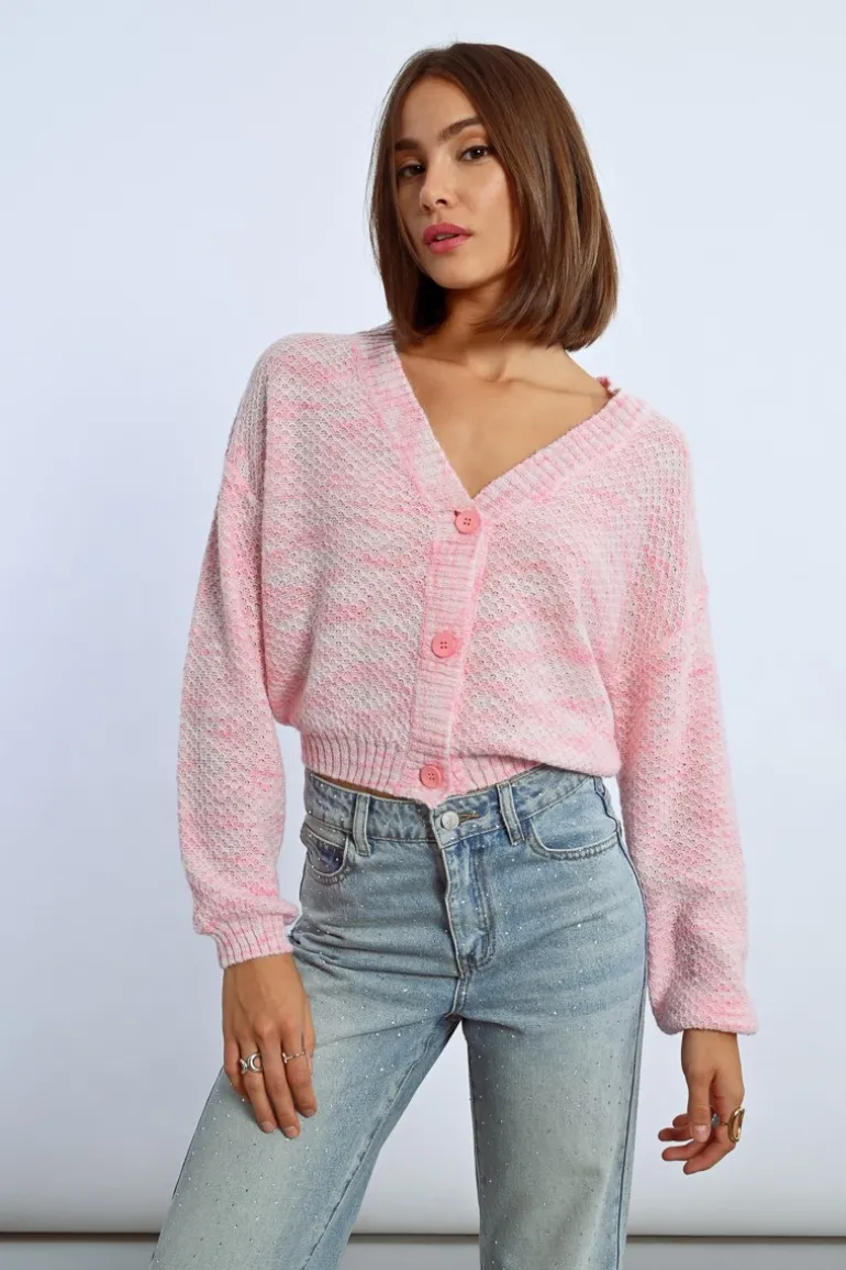 Gilet crop en maille