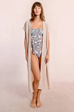 Gilet de plage irisé