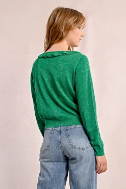 Gilet en maille fine, boutonné