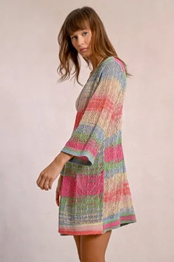 Gilet large ajouré