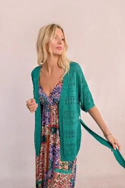 Gilet nouable en maille