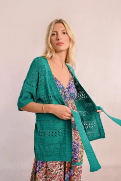 Gilet nouable en maille