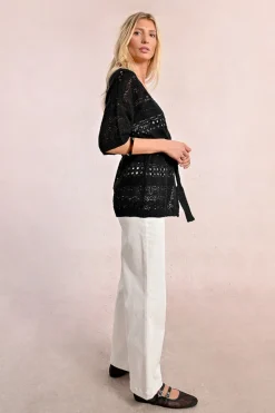 Gilet nouable en maille