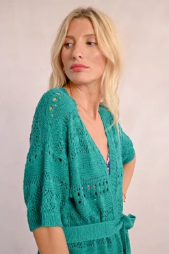 Gilet nouable en maille