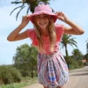 Jupe taille haute à imprimé