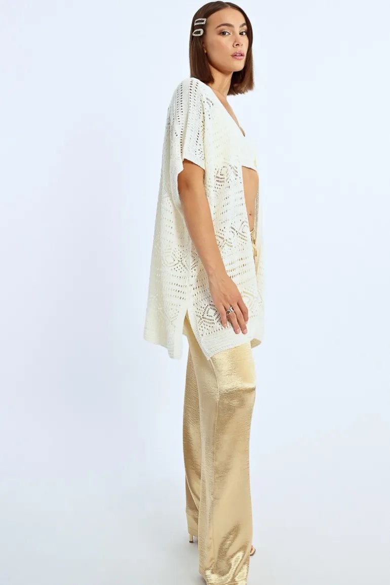 Kimono ouvert en crochet
