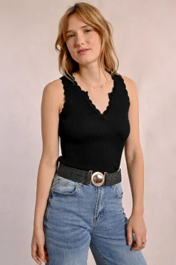 Large ceinture tressée à clipser