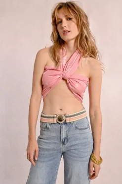 Large ceinture tressée à clipser