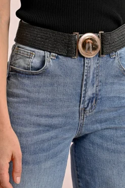 Large ceinture tressée à clipser
