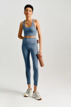 Legging avec bande transparente