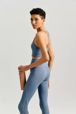 Legging avec bande transparente