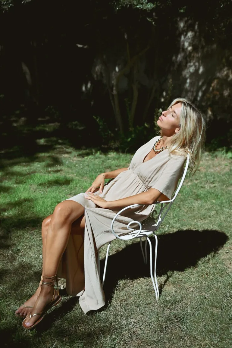 Maxi-robe fluide