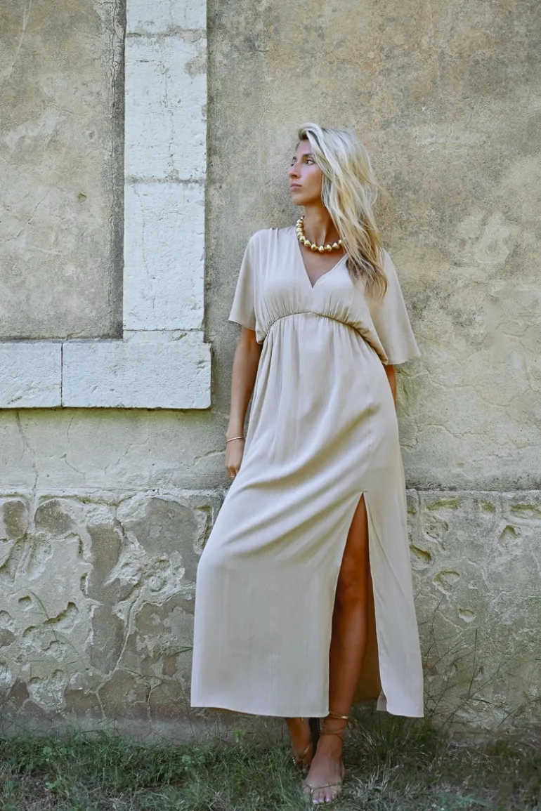 Maxi-robe fluide